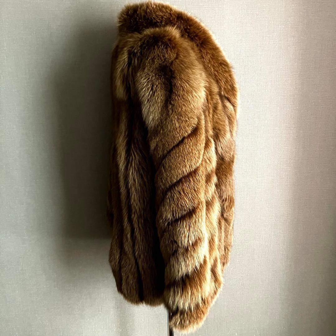 ✨セントピさん専用✨SAGA FOX 最高級フォックスファーコート 銀サガ 刺繍