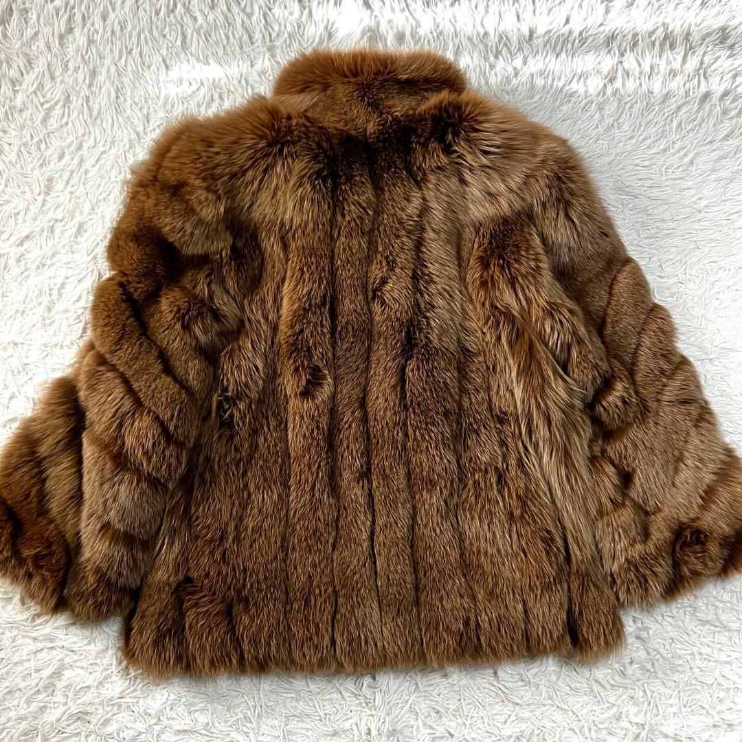 ✨セントピさん専用✨SAGA FOX 最高級フォックスファーコート 銀サガ 刺繍