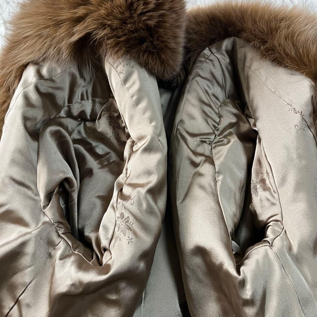 ✨セントピさん専用✨SAGA FOX 最高級フォックスファーコート 銀サガ 刺繍