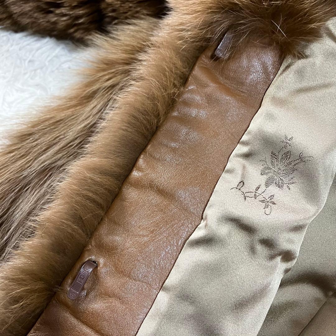 ✨セントピさん専用✨SAGA FOX 最高級フォックスファーコート 銀サガ 刺繍