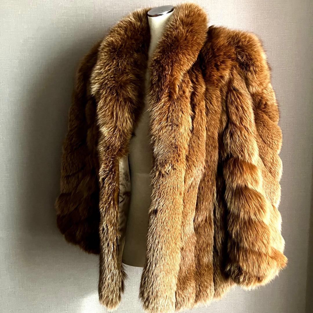 ✨セントピさん専用✨SAGA FOX 最高級フォックスファーコート 銀サガ 刺繍