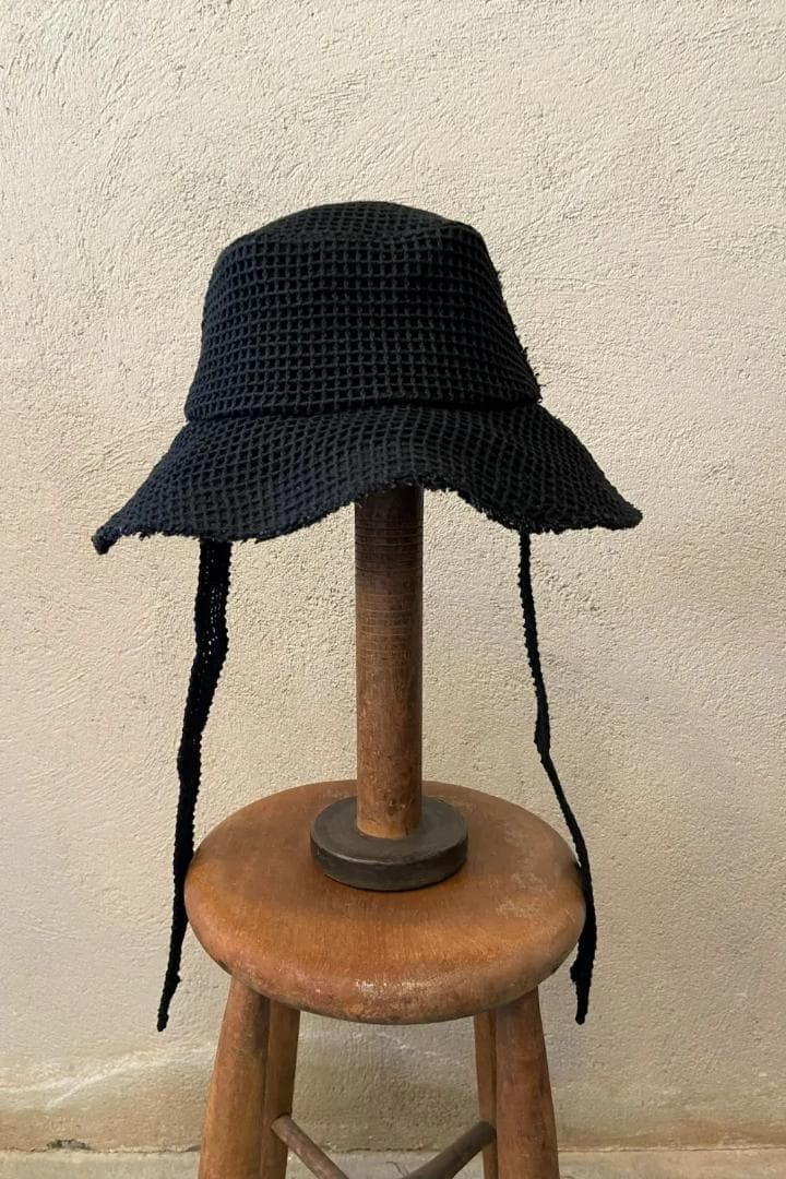 La Maison de Lyllis ラメゾンドリリス ハット 帽子 ブラック