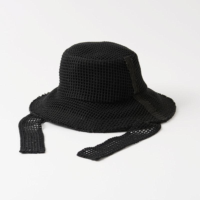 La Maison de Lyllis ラメゾンドリリス ハット 帽子 ブラック