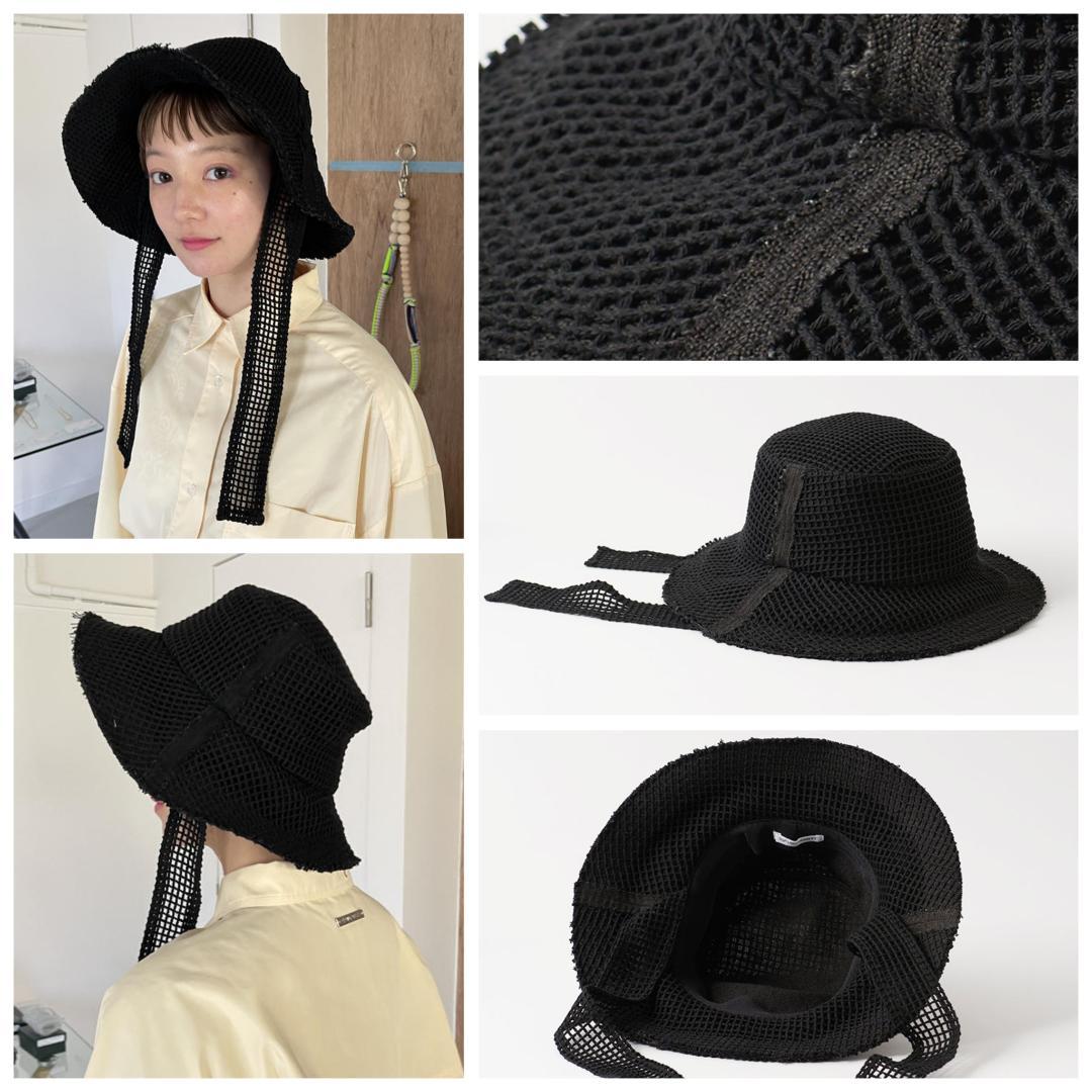 La Maison de Lyllis ラメゾンドリリス ハット 帽子 ブラック