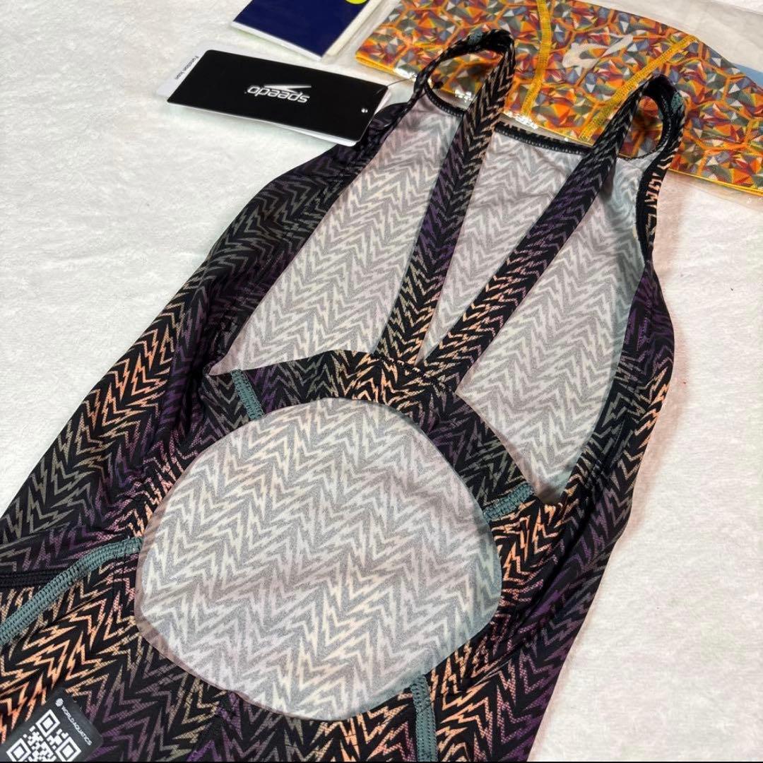 専用　キャップ付　新品　スピード　競泳水着　L　WA承認　フレックスシグマカイ