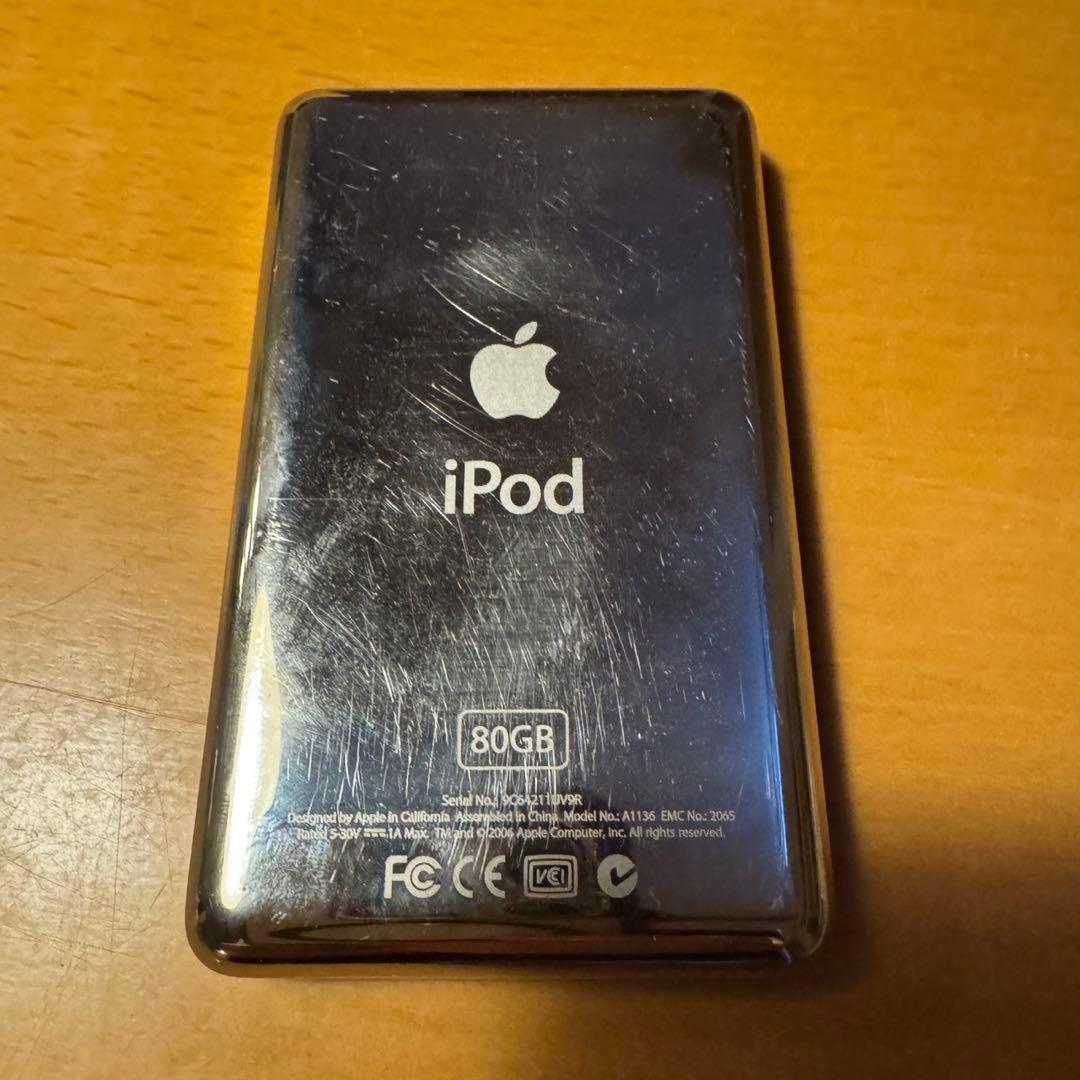 iPod Classic 5.5世代 80GB 充電ケーブル付き A1136