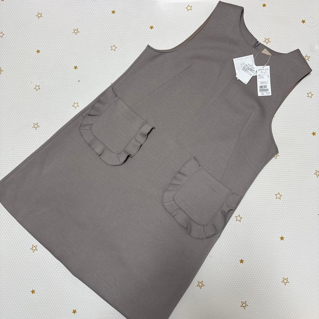 ローズティアラ 46 フリルポケット　ジャンパースカート 新品タグ付き