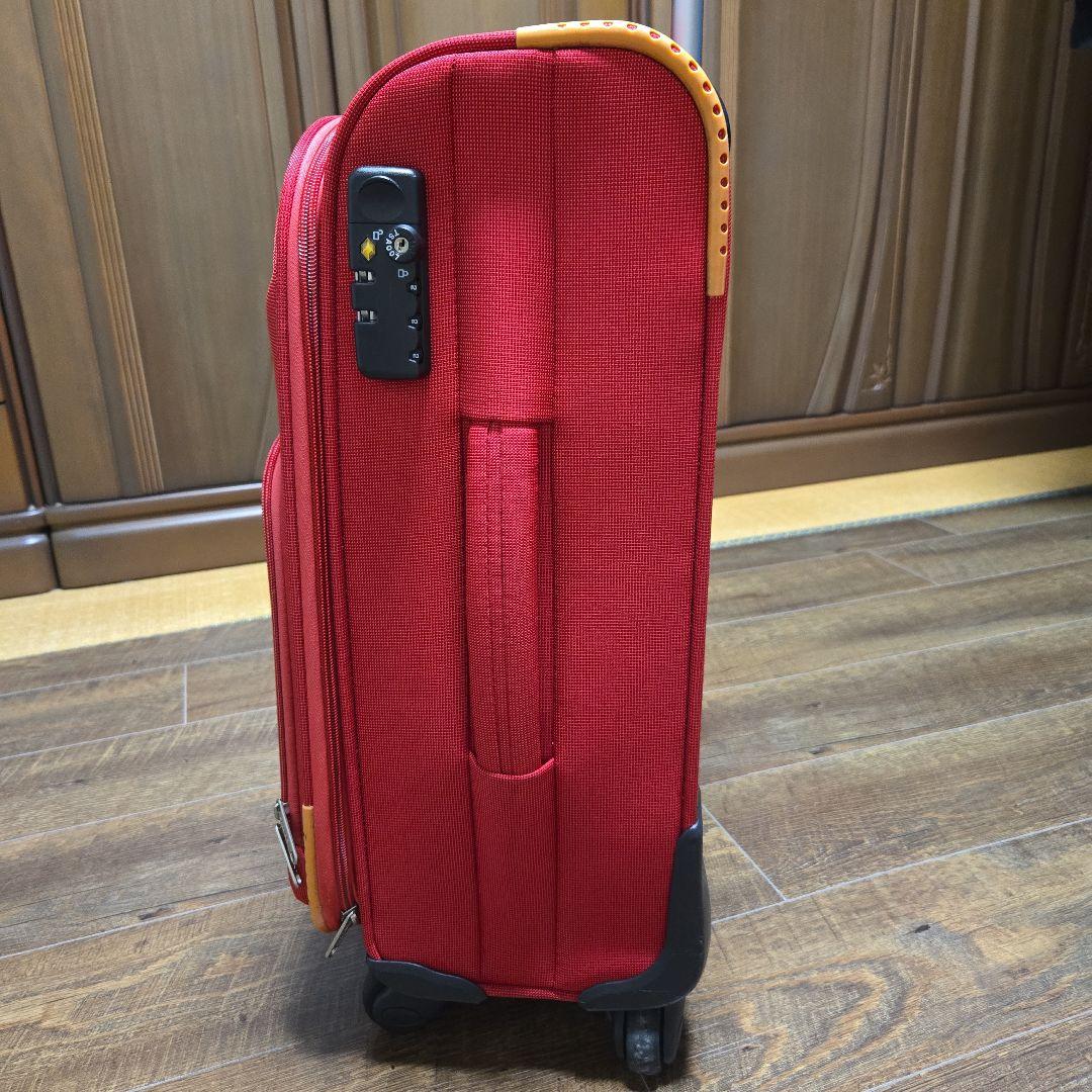 レアPEANUTS スヌーピー 小型キャリーケース レッド