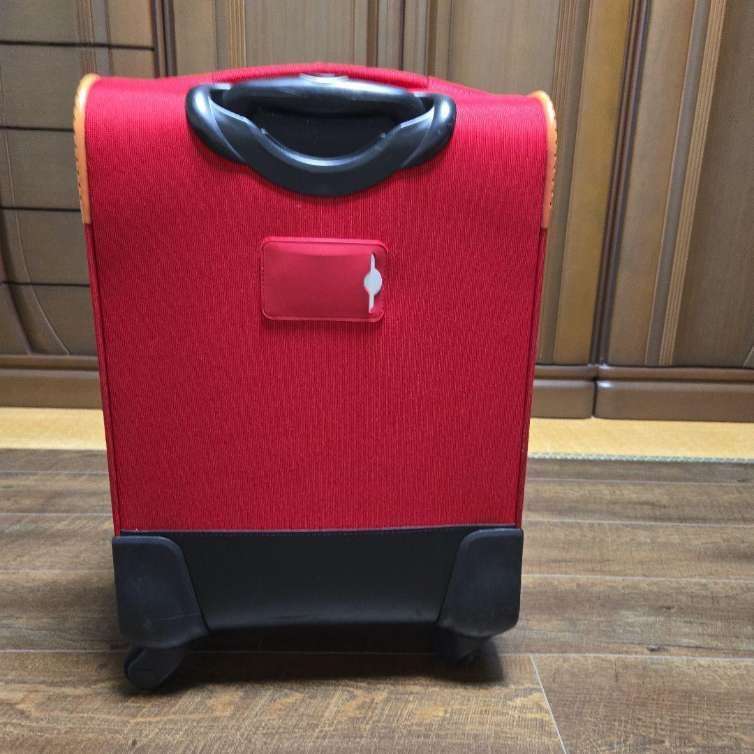 レアPEANUTS スヌーピー 小型キャリーケース レッド