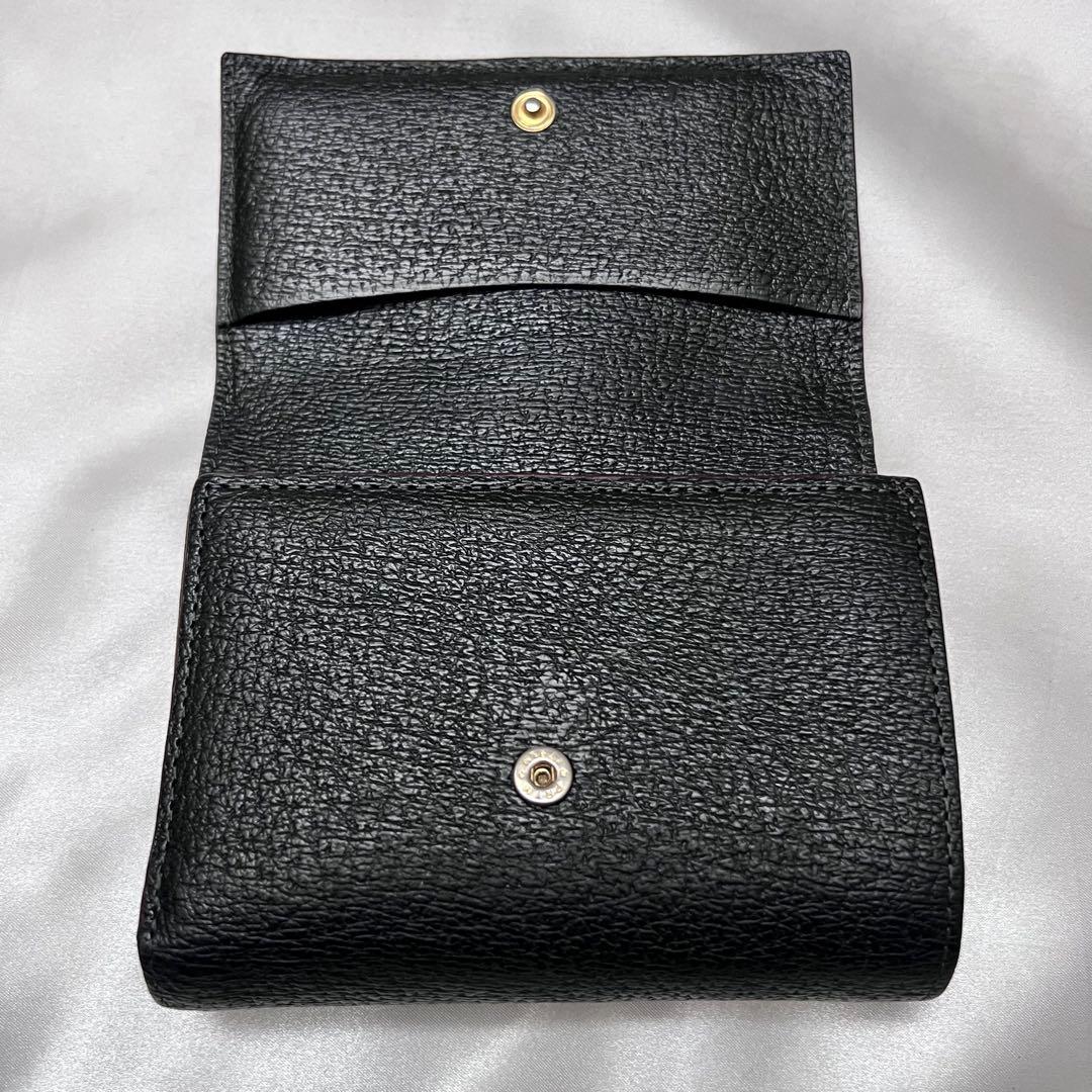 ◇美品◇ヴィヴィアン　エグゼクティブ　三つ折り財布　がま口×オーブ　ブラック
