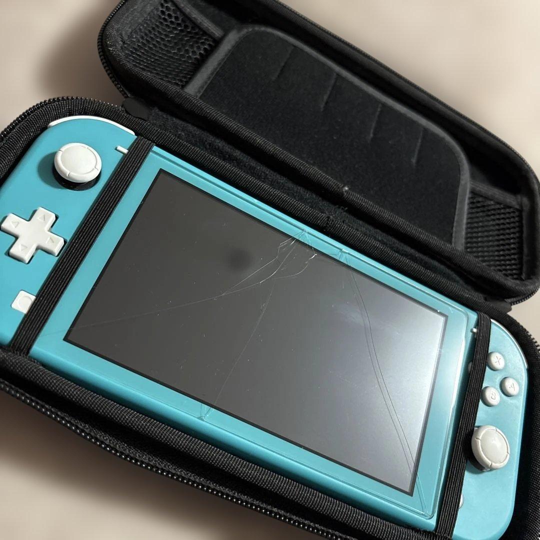 【中古品画面傷なし】Nintendo Switch Lite ターコイズ