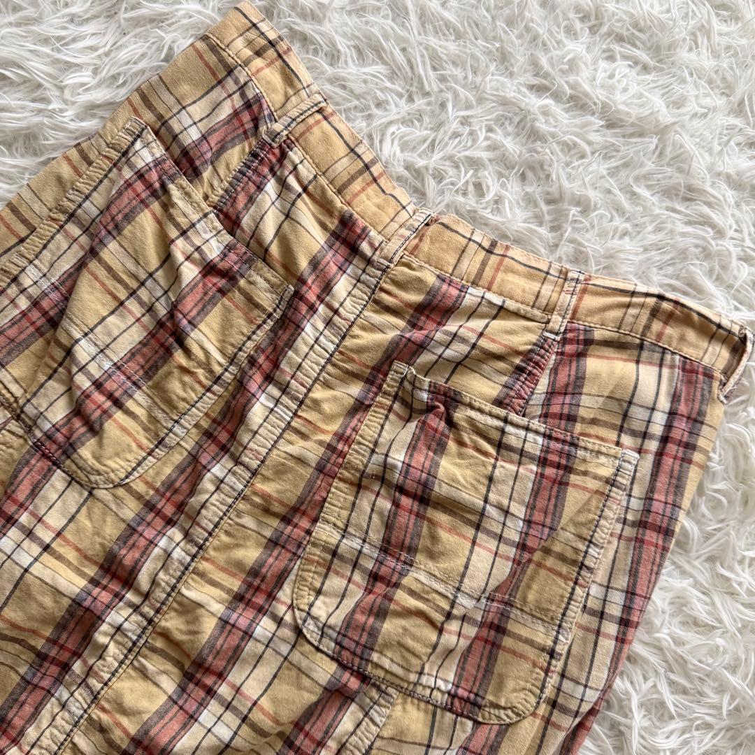 【コムデギャルソンオムプリュス】AD2009　サルエルパンツ XS　黄　チェック