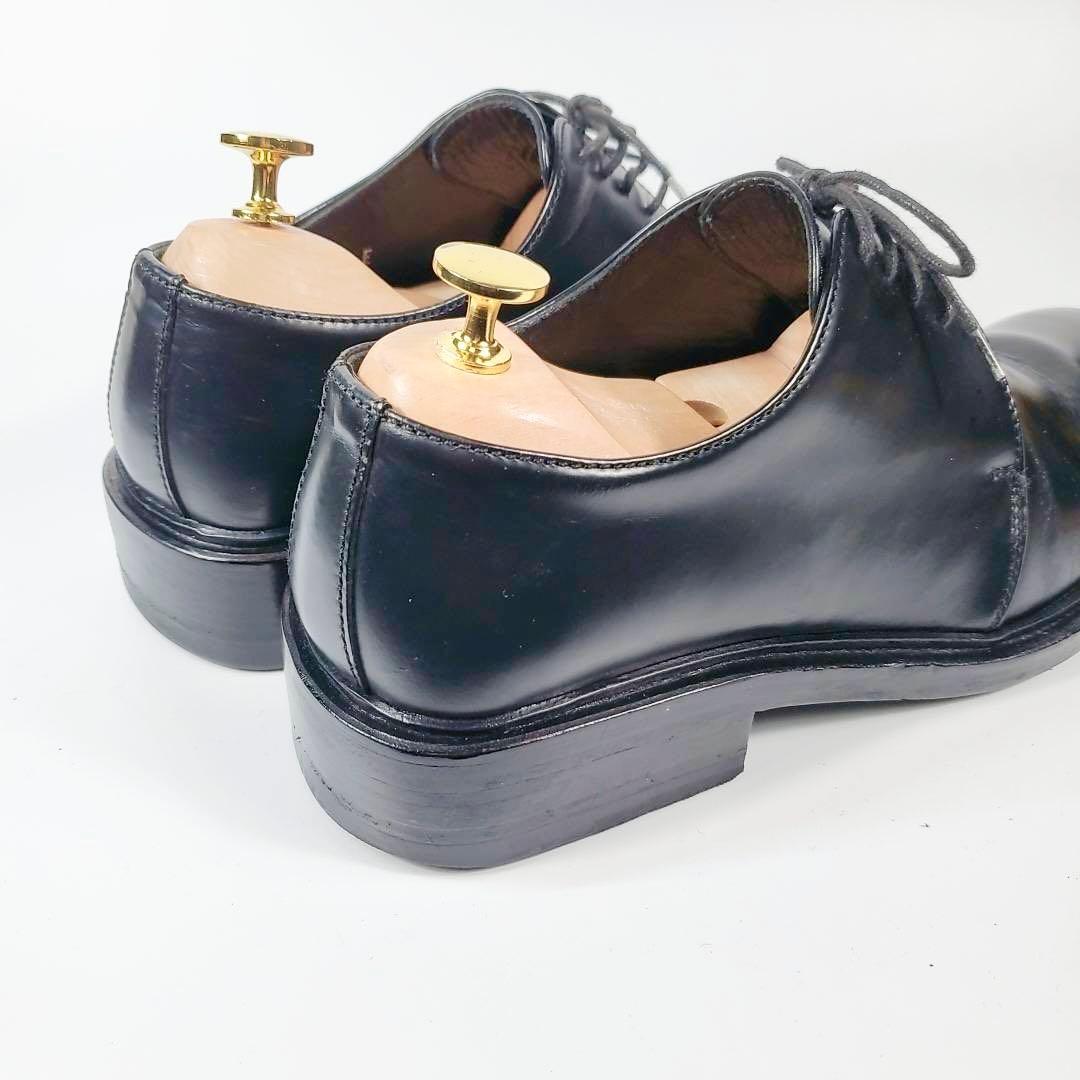 GUCCI グッチ　ビジネスシューズ(41)革靴　プレーントゥ　黒