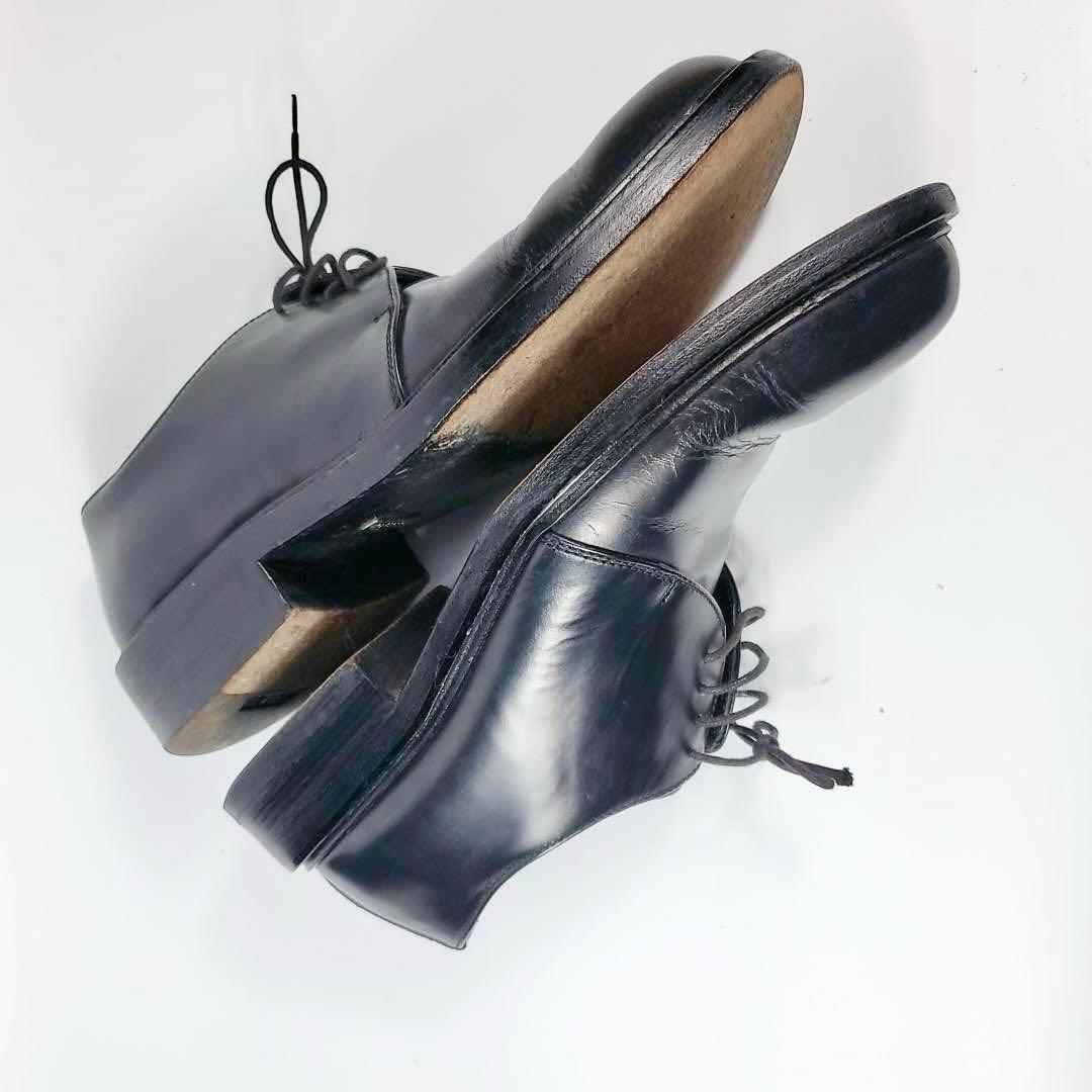 GUCCI グッチ　ビジネスシューズ(41)革靴　プレーントゥ　黒