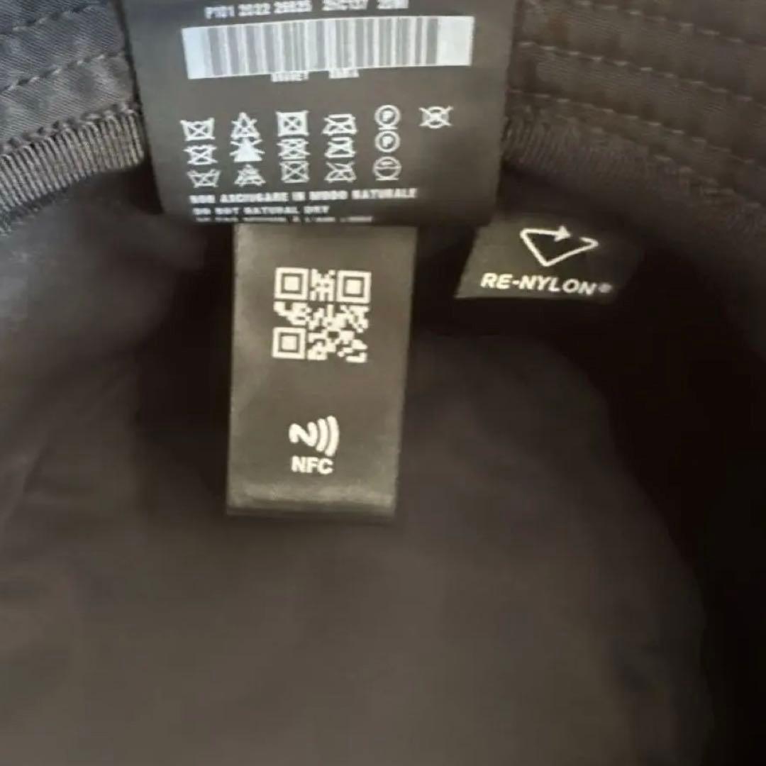 PRADA ブラック バケットハット Lサイズ