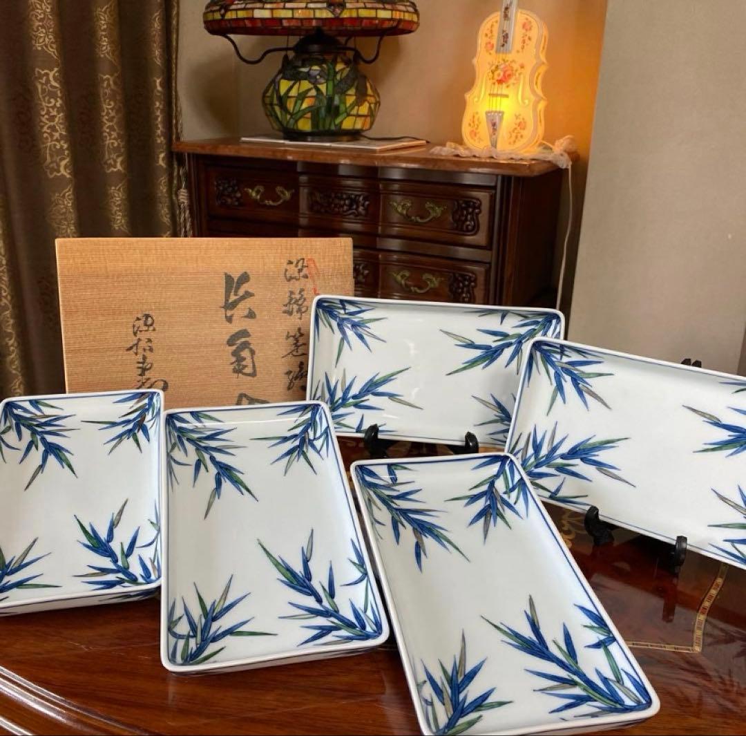 タンタン　おまとめ　九谷焼　花瓶　ツボ　吸物椀　源右衛門　米永　皿