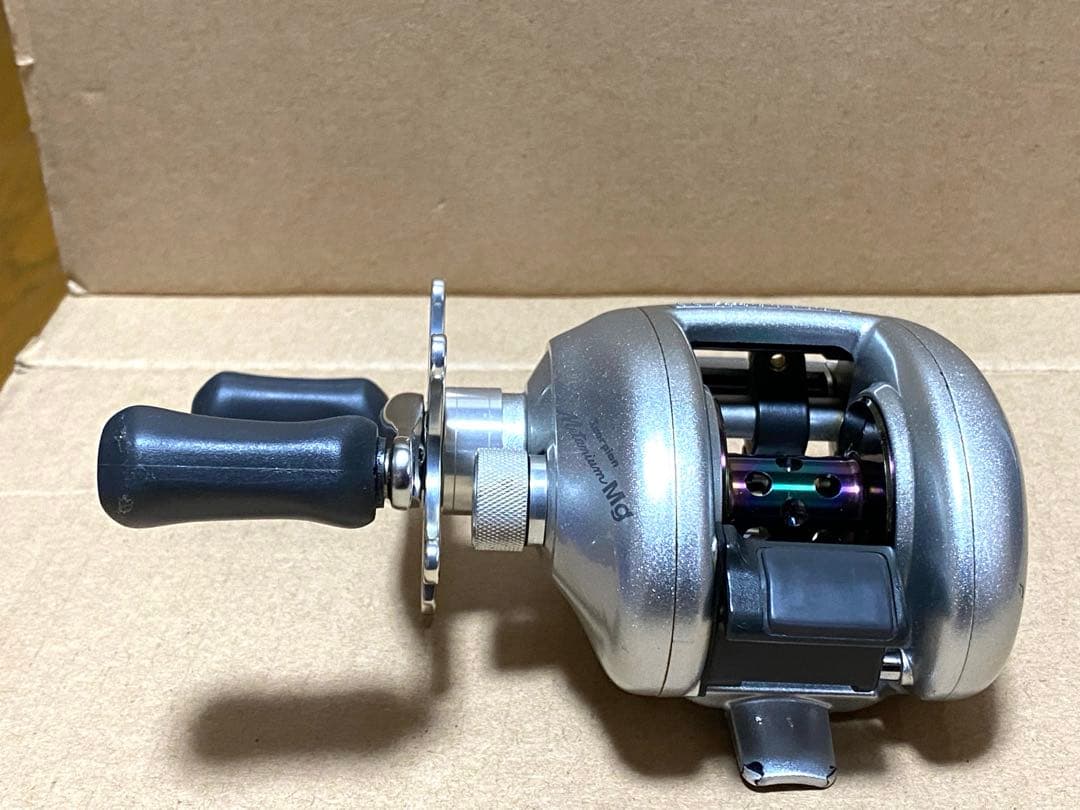 値下げ‼️美品‼️機関良好‼️00シマノメタニウムMGロングハンドル　レフト仕様