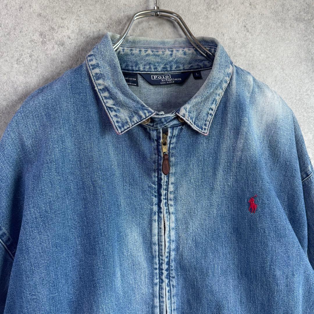 aiko-☺︎様 ポロ ラルフローレン デニム スウィングトップ L USA