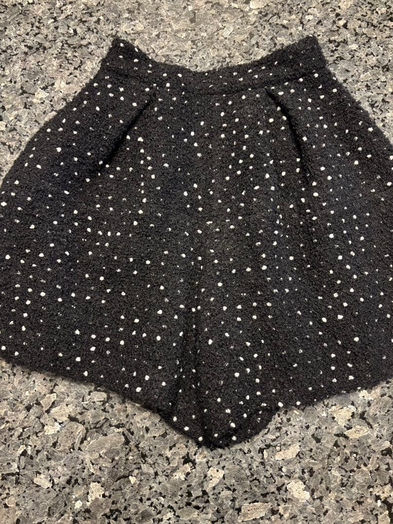 TREFLE +1⭐︎トレフル⭐︎ドットツイードタックショーパン⭐︎S