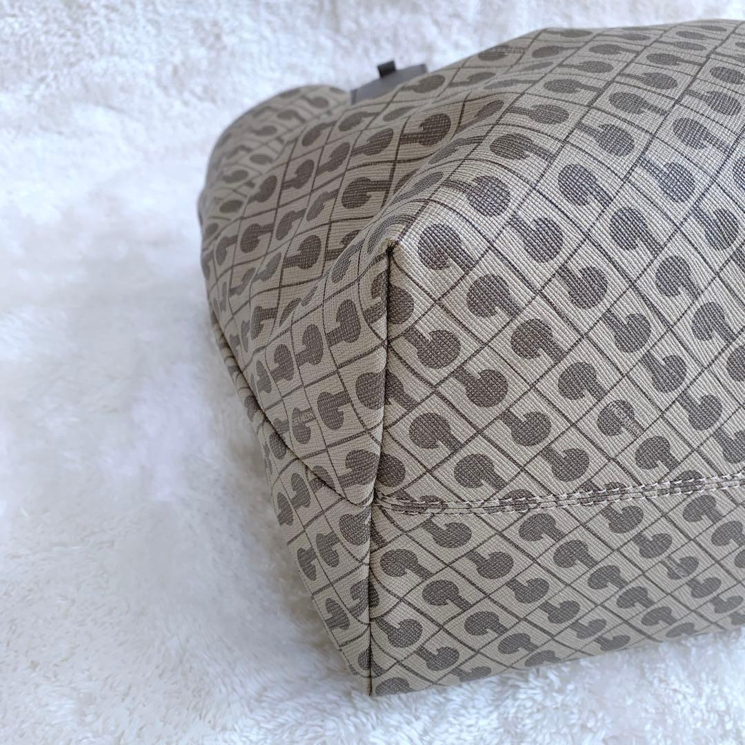 【ジョー】極美品♪ ゲラルディーニ ミレリーゲ レザーハンドルトートバッグ