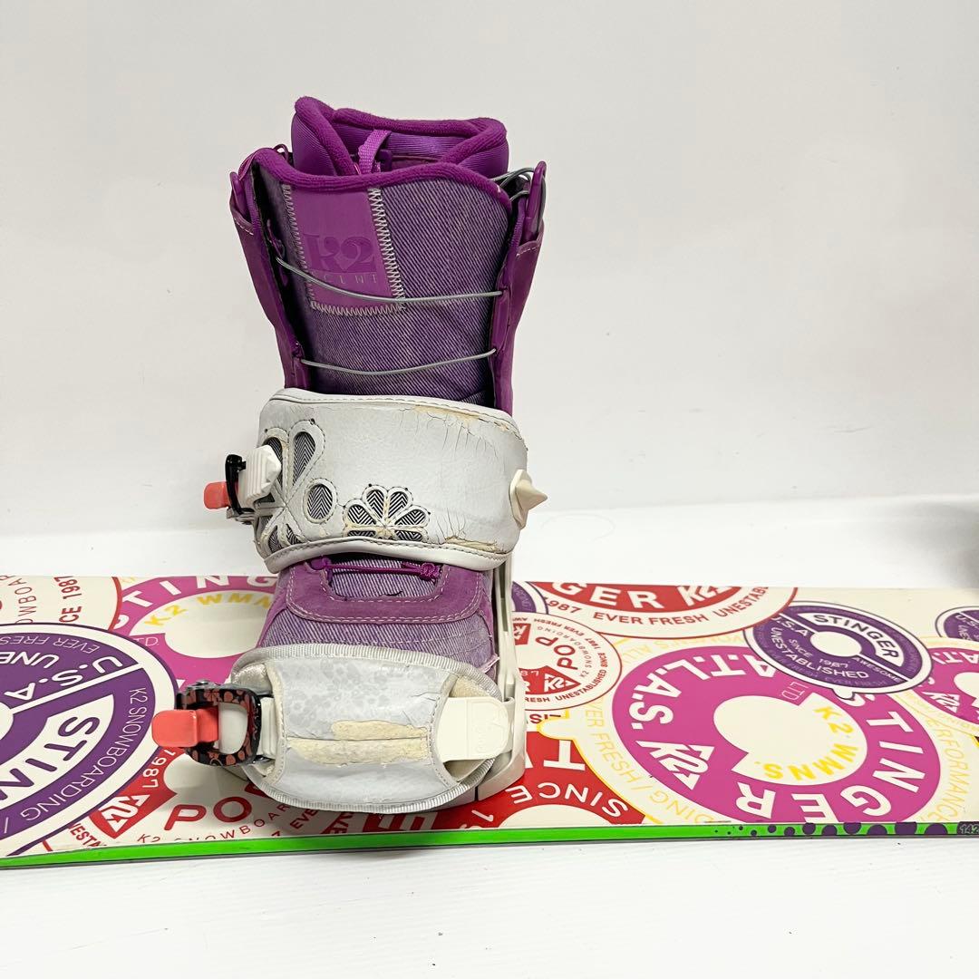 SALOMON K2 レディース　スノボセット　サロモン　女性用　スノーボード