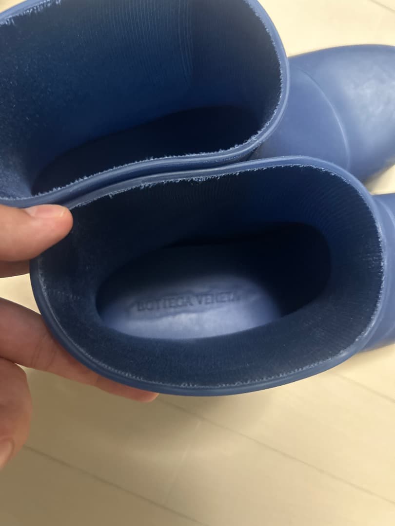 ボッテガべネタ　ネイビー ショートブーツ レインシューズ　付属品付き