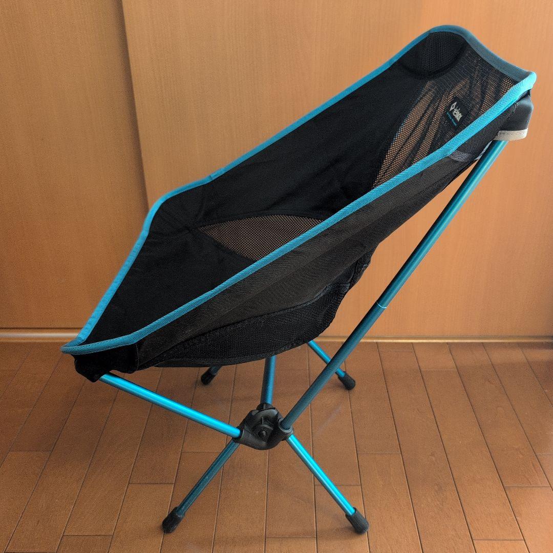 Helinox アウトドアチェア ブラック/ブルー