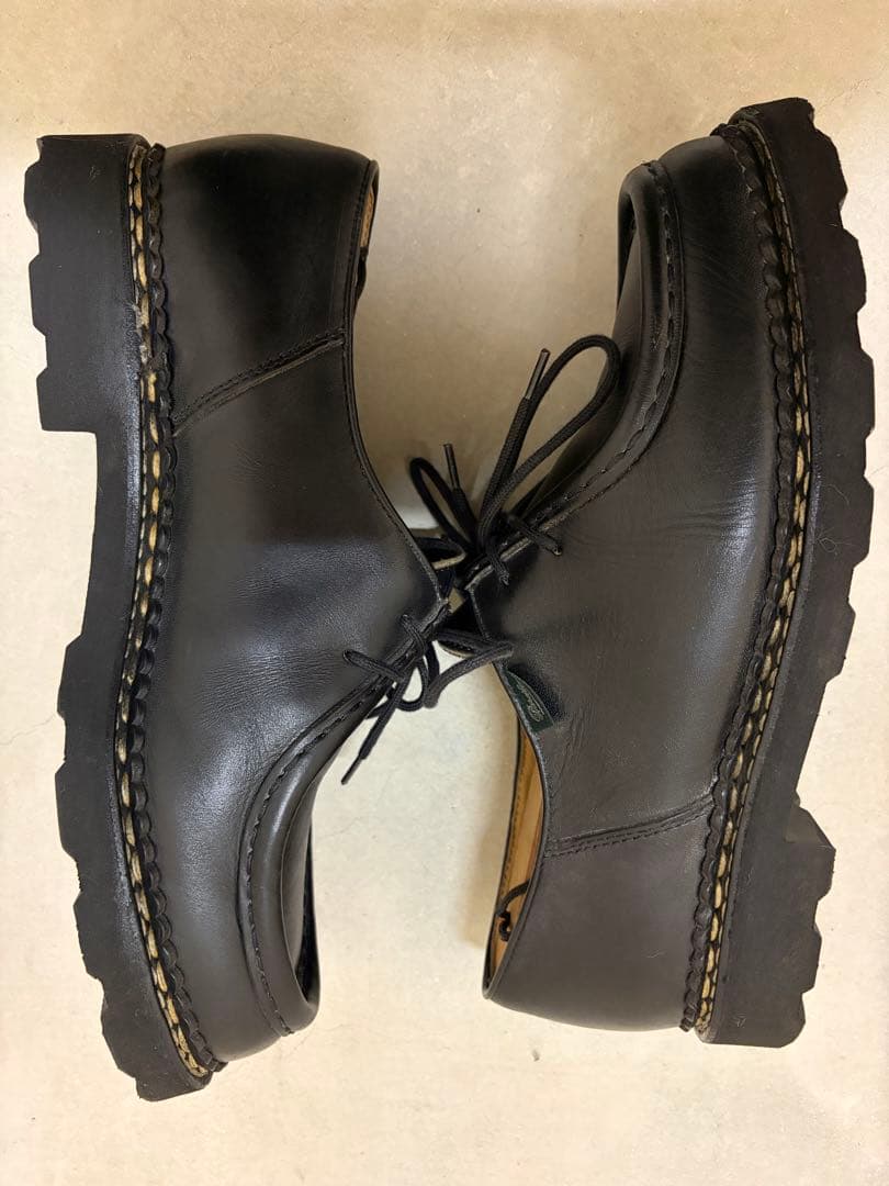 【41（25.5cm）、美品・ソール減り小】Paraboot ミカエル 黒