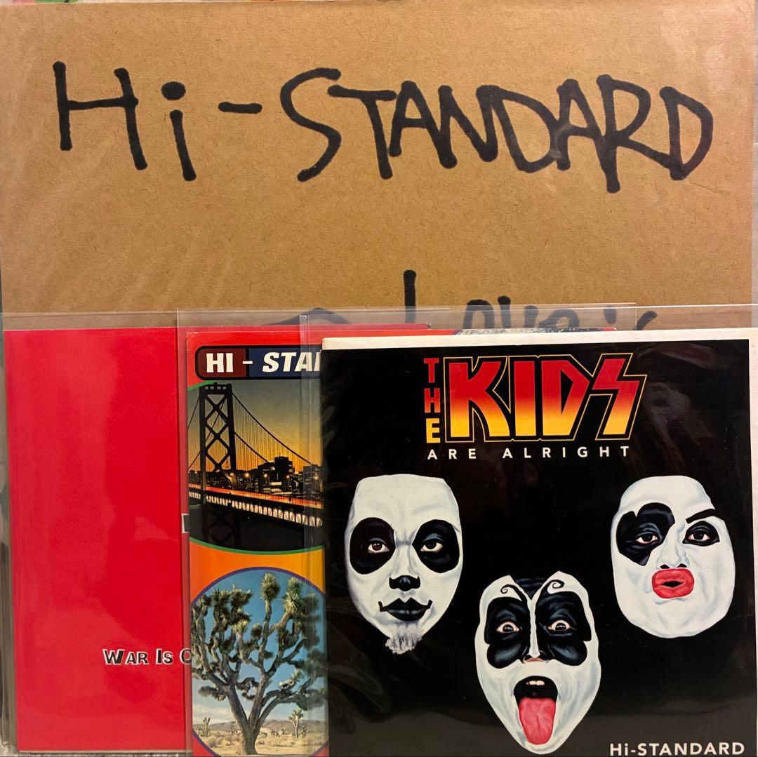 Hi-Standard /LP、EPレコード4枚、非売品カセットテープセット