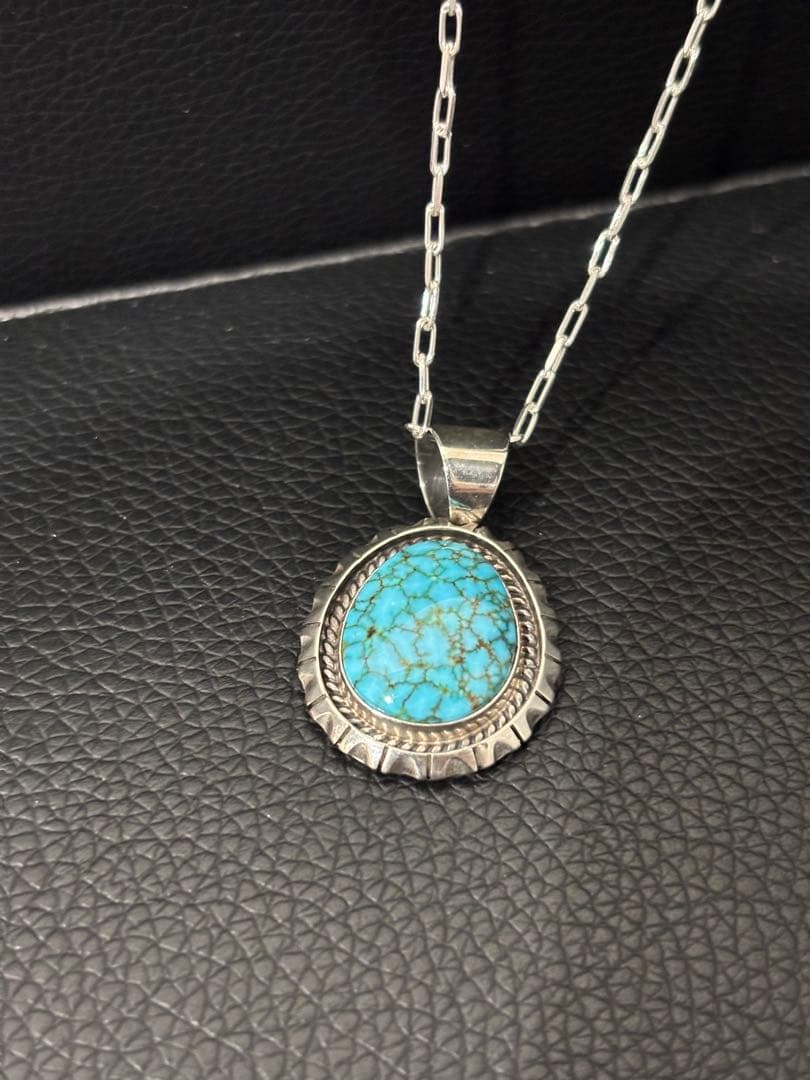 ケビンラモーン　ターコイズネックレス　インディアンジュエリー