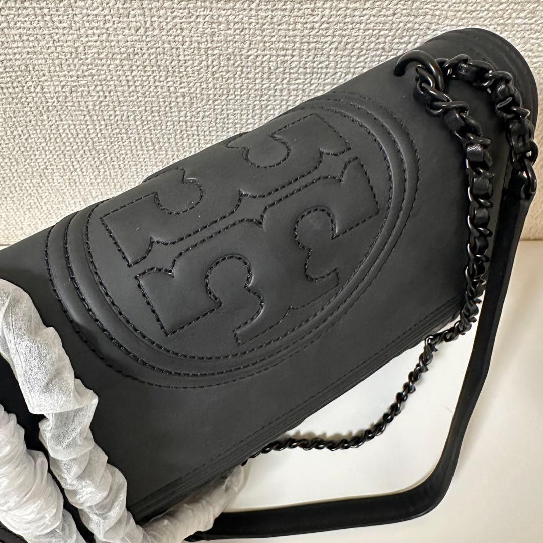 【新品】トリーバーチFLEMING MATTE CONVERTIBLE 肩掛け黒