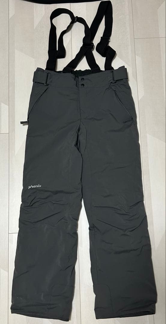 phenix メンズスキーウェア　上下セット　ブラック／グレー　XLサイズ