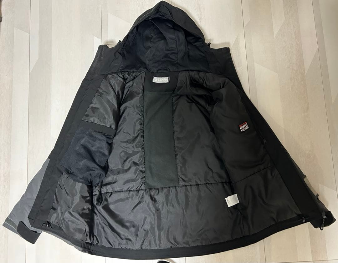 phenix メンズスキーウェア　上下セット　ブラック／グレー　XLサイズ