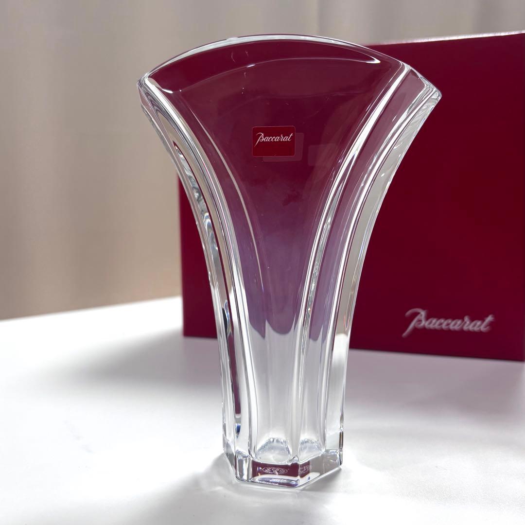 Baccarat ginkgo ギンコ　クリスタルフラワーベース 花瓶 未使用品