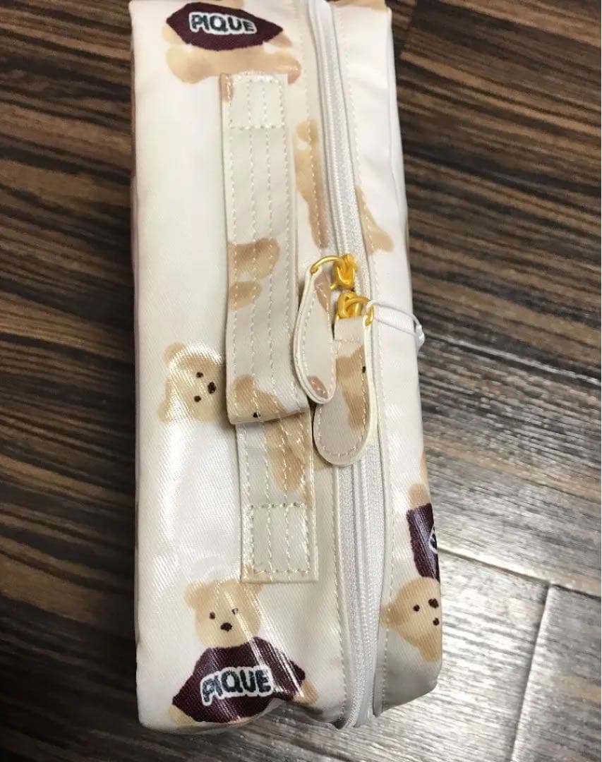 残り1セット　ジェラートピケ　おむつポーチ　母子手帳　クリスマス限定　ベア　くま