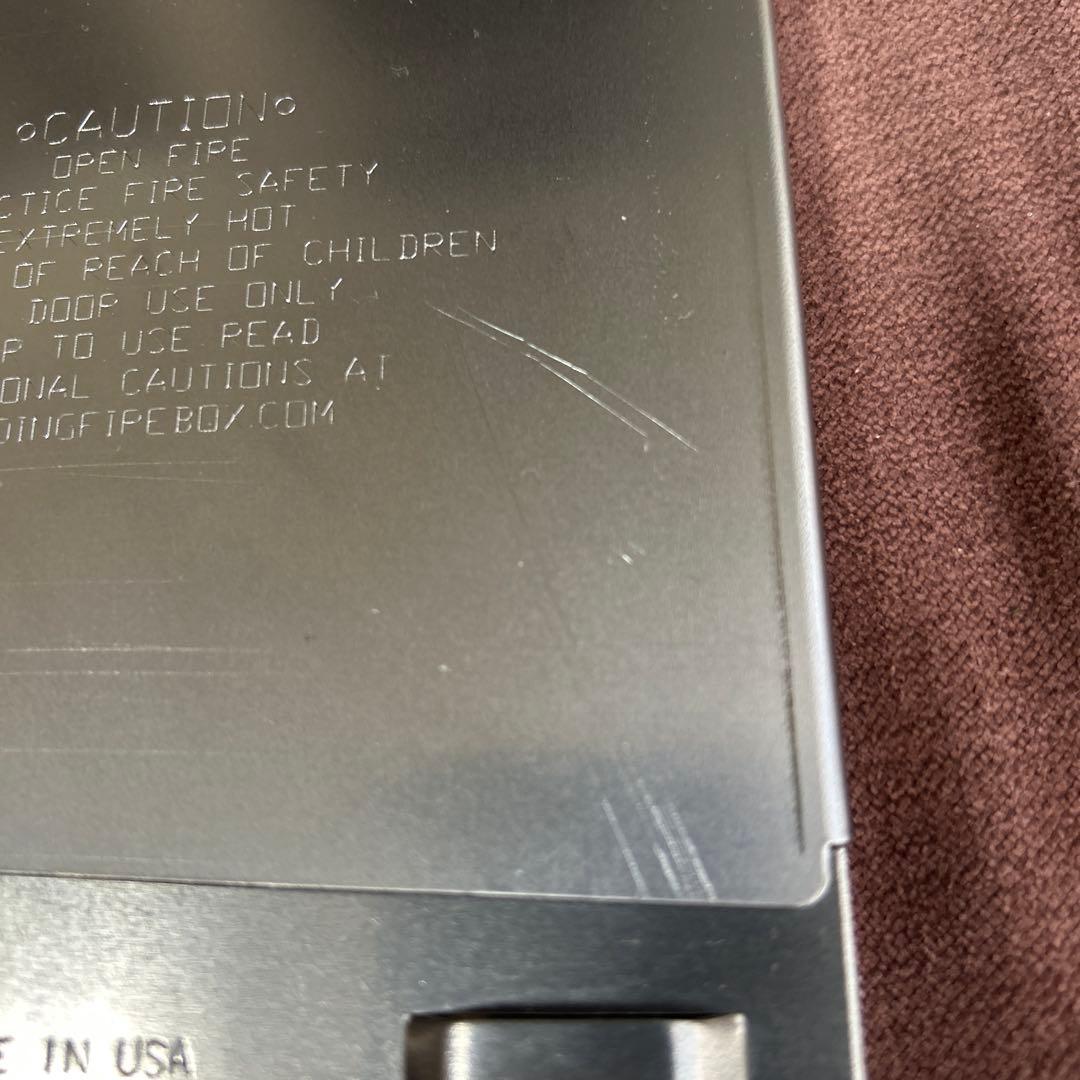 未使用　FIREBOX キャンプファイヤーストーブ　チタンセット
