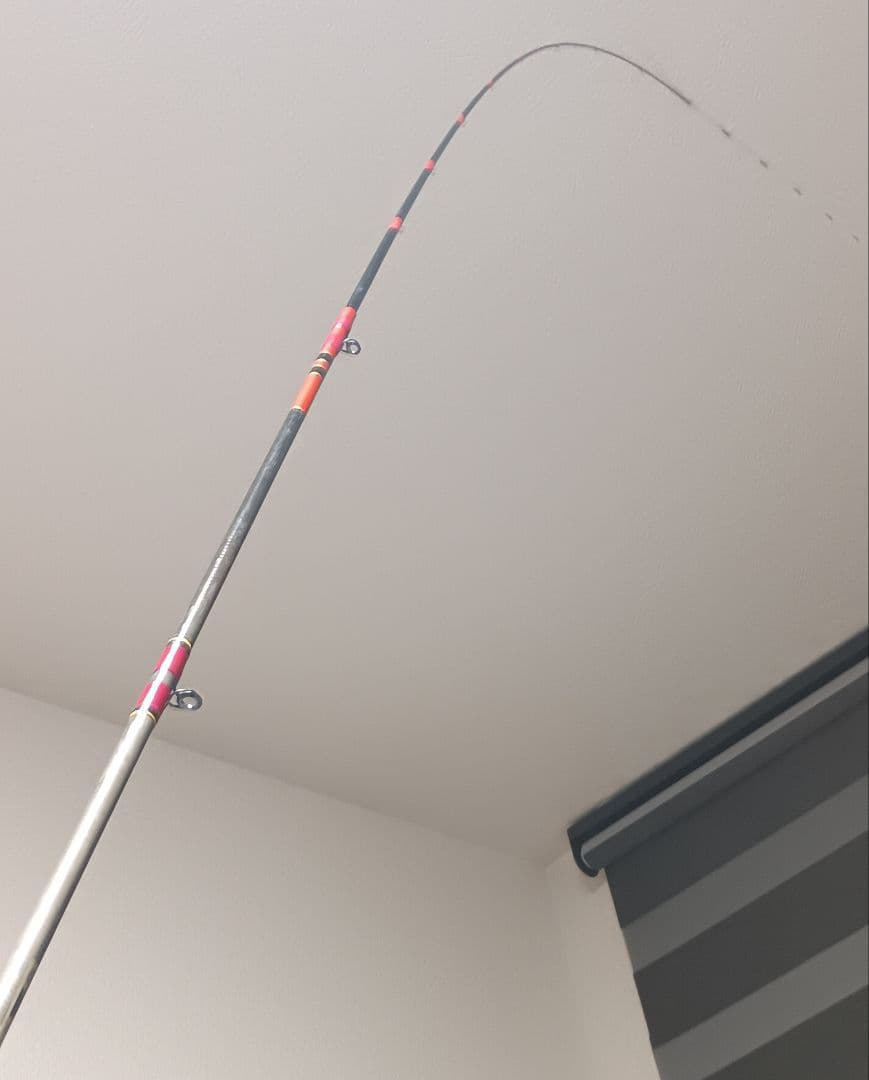 がまかつがまチヌ筏硬調2.1mがまチヌマークⅡ2.1m＋手造筏竿サクラ伊勢？