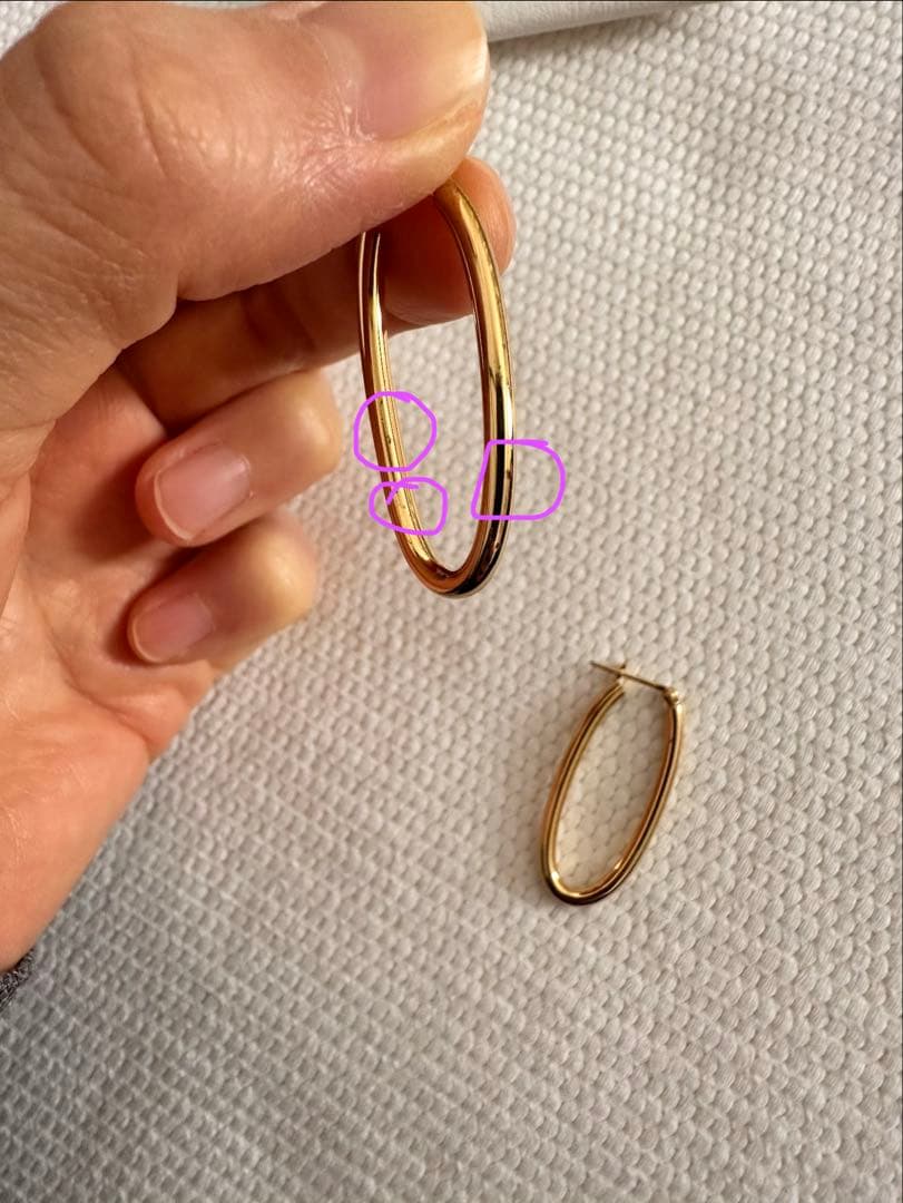 MARIHA フープピアス ゴールド