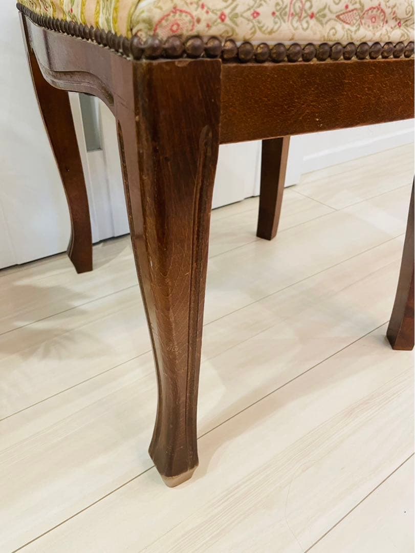 送料込み　アンティーク　椅子　ロココ朝　ゴシック　ダイニングチェア