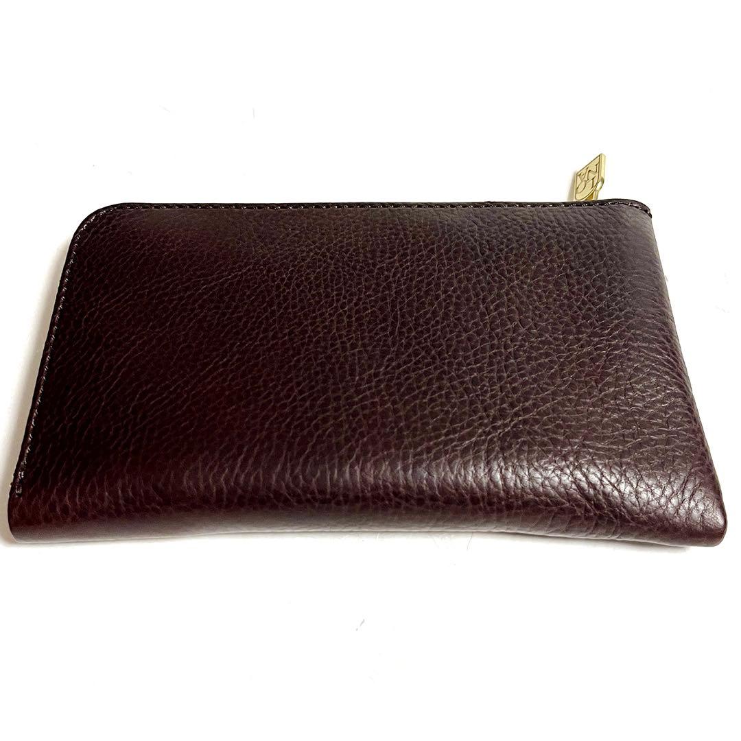 極美品 LONA L-zip long wallet フルオプション ブラウニー