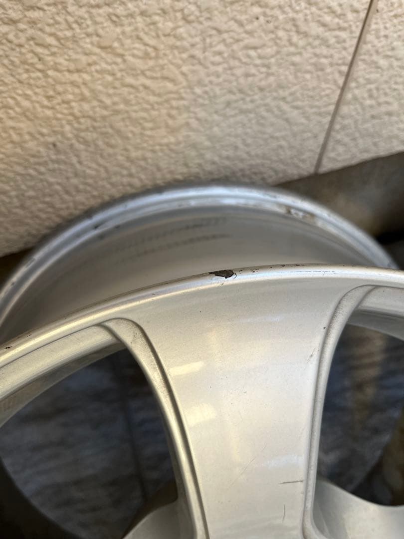 まーちゃんエンケイ 16インチ シルバー 5スポークホイール 7J16