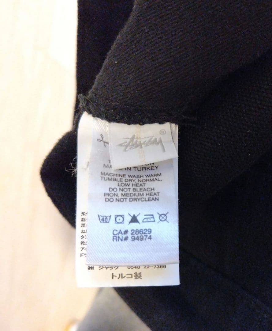 stussy　Canvas Work pants ダブルニー 34