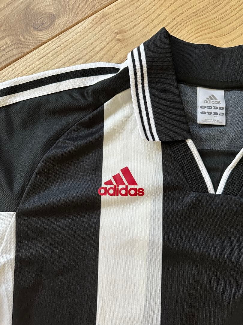 90s adidas ストライプ ゲームシャツ 日本製 美品 あいみょん