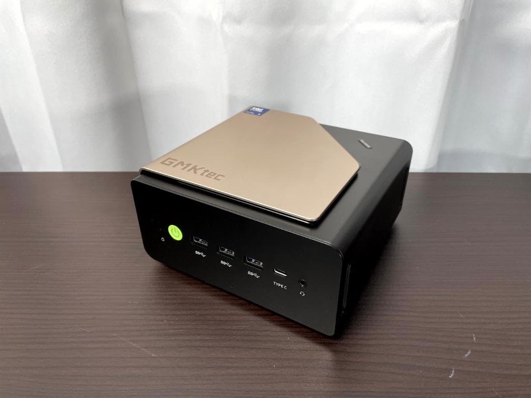 使用短め GMKtec EVO-T1 Core Ultra 9 285HミニPC