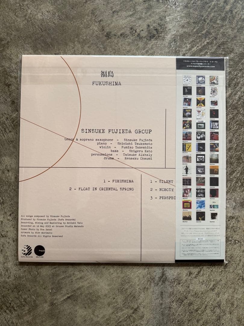 新品未使用 \"シンスケ・フジエダ・グループ \" 福島 LP重量盤