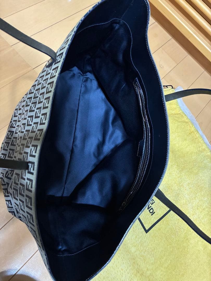 ⭐︎未使用品⭐︎FENDI ズッキーノ　トートバッグ　キャンバス　肩掛け　保管袋付