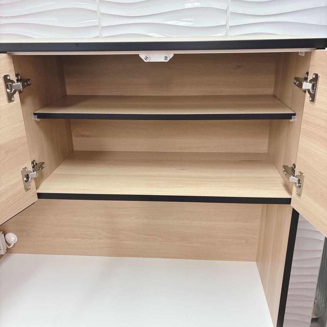 ◇大阪府 神戸市 配達料無料！◇美品！◇土井インテリヤ◇食器棚◇キッチンボード◇