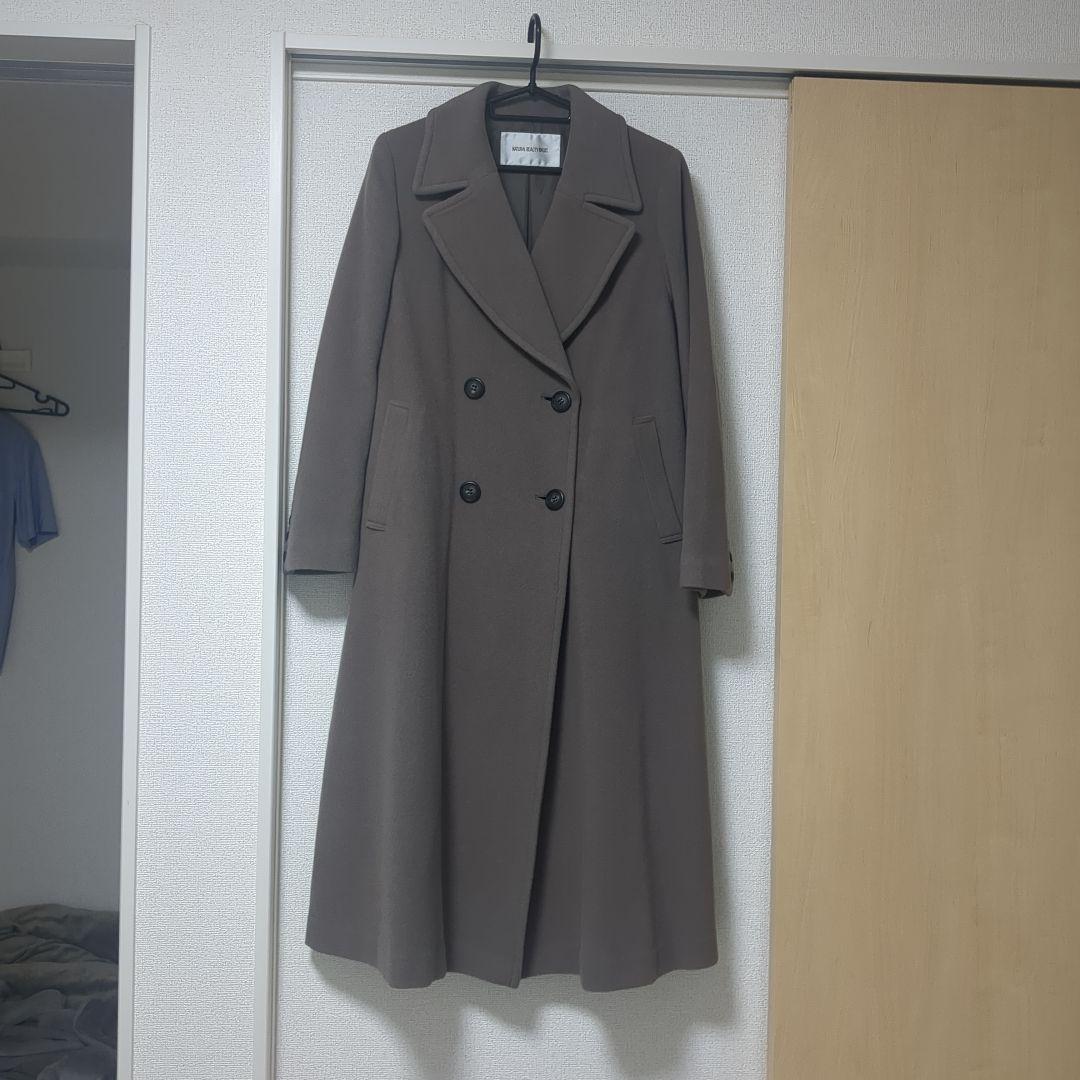 ナチュラルビューティーベーシック　ビックカラーダブルチェスターコート