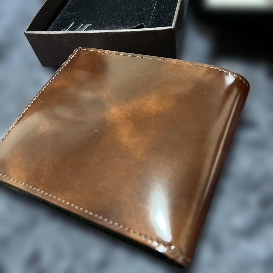 新品未使用　dunhill ダンヒル　二つ折り　財布　メンズ