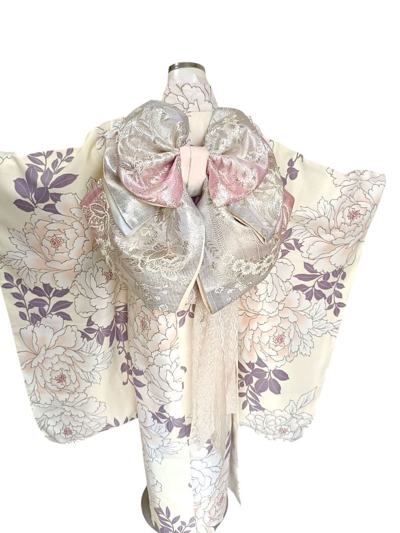 ブランドbonheur saisons着物と作り帯☆七五三７歳フルセット